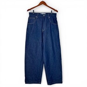 Bershka Denim Jeans Mens 30x30 Super Baggy Loose Fit